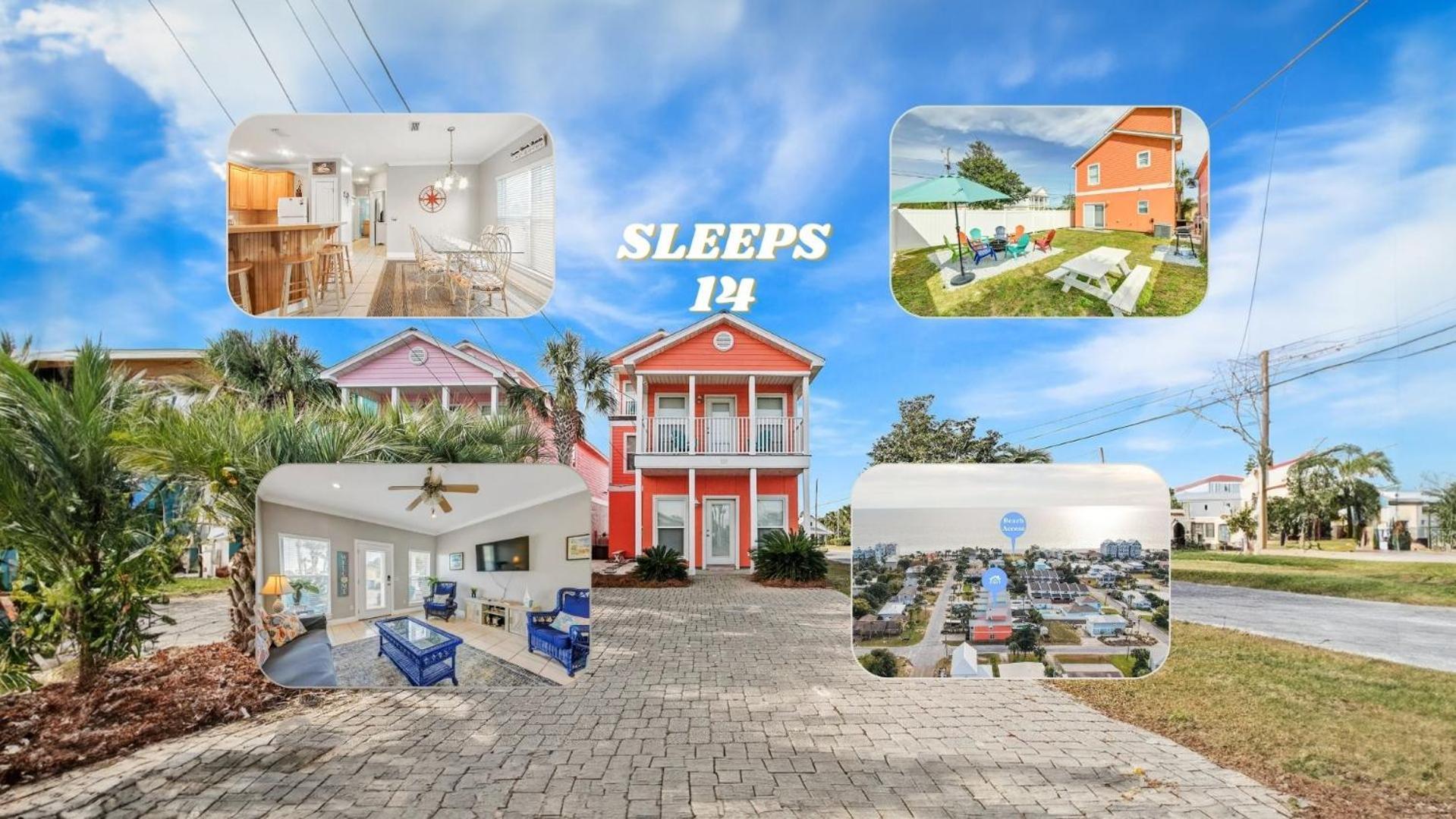 Panama Paradise Beach House/3 Min Beach Walk Panama City Beach Exterior foto